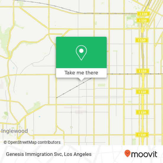 Genesis Immigration Svc map