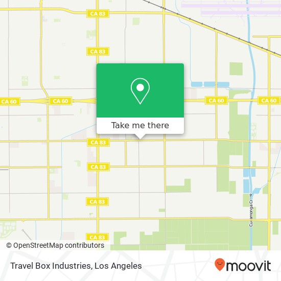 Travel Box Industries map