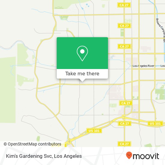 Kim's Gardening Svc map