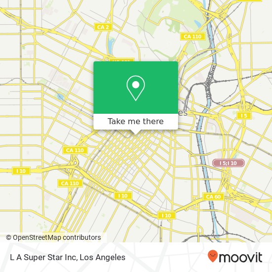 L A Super Star Inc map