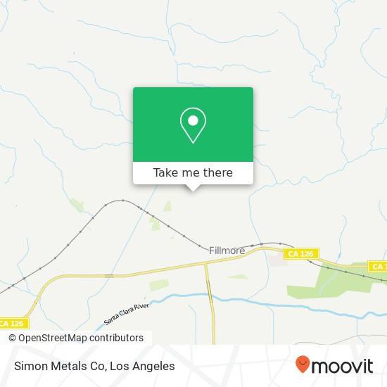 Mapa de Simon Metals Co