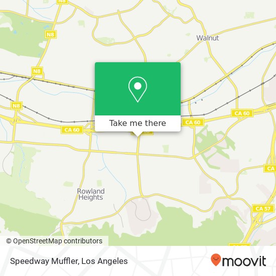 Speedway Muffler map