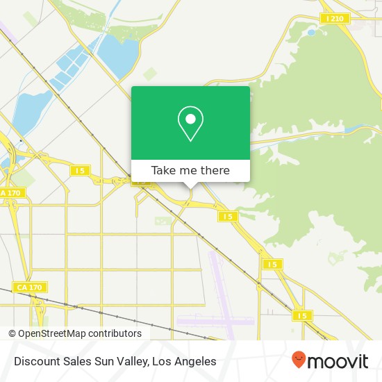 Mapa de Discount Sales Sun Valley