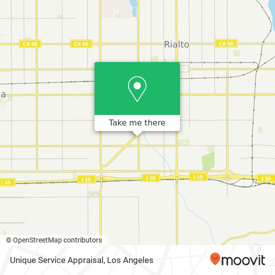 Unique Service Appraisal map