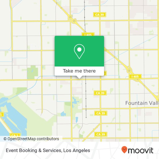 Event Booking & Services map