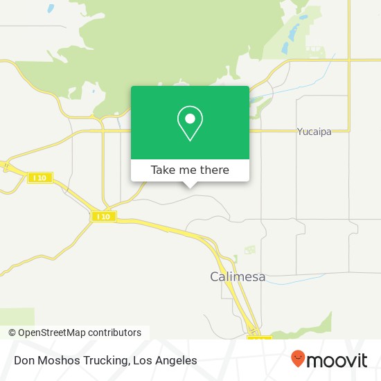 Don Moshos Trucking map