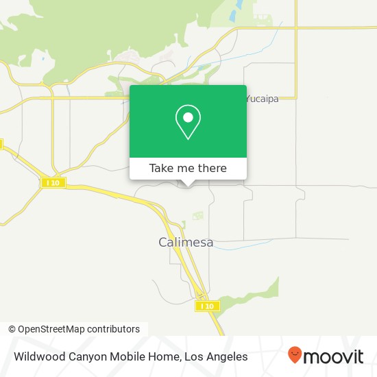 Mapa de Wildwood Canyon Mobile Home