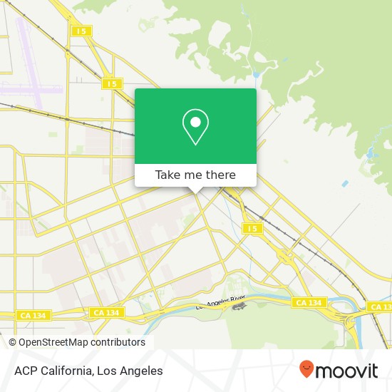 Mapa de ACP California