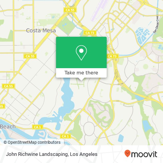 John Richwine Landscaping map