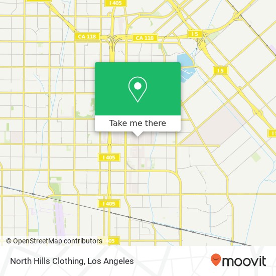 North Hills Clothing map