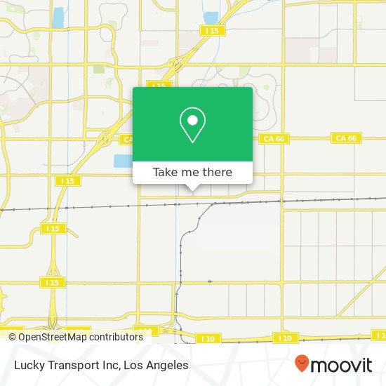 Mapa de Lucky Transport Inc