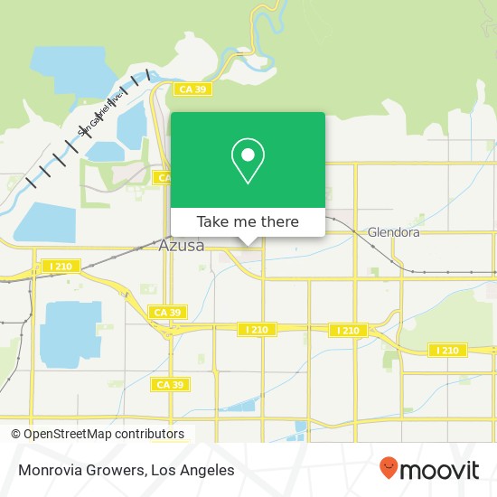 Monrovia Growers map