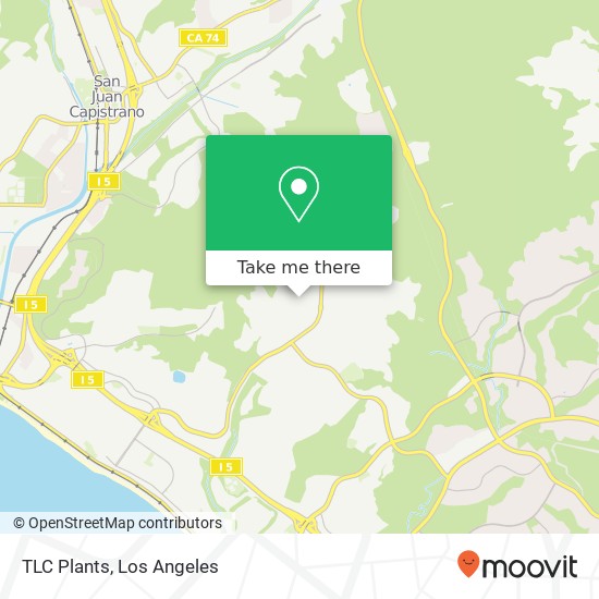 Mapa de TLC Plants