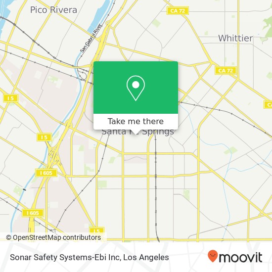 Mapa de Sonar Safety Systems-Ebi Inc