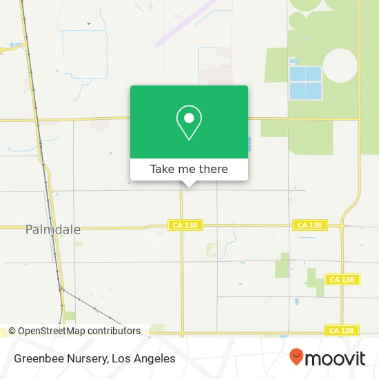 Greenbee Nursery map