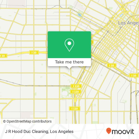 J R Hood Duc Cleaning map