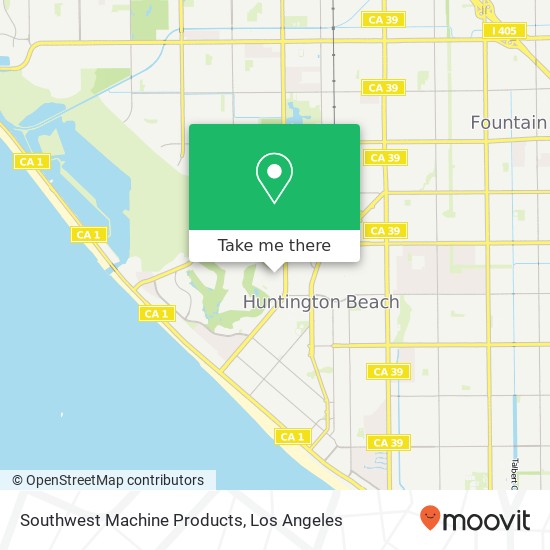 Southwest Machine Products map