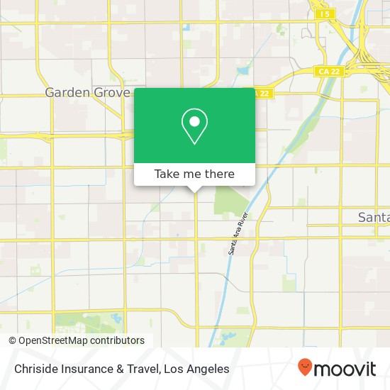 Chriside Insurance & Travel map