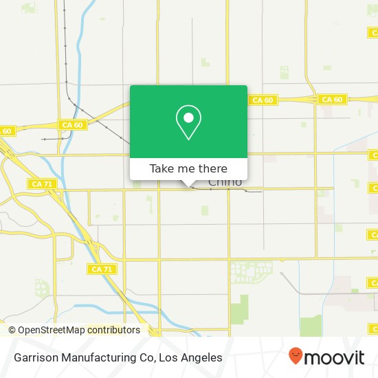 Garrison Manufacturing Co map