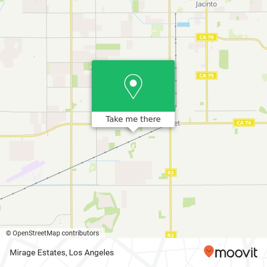 Mirage Estates map