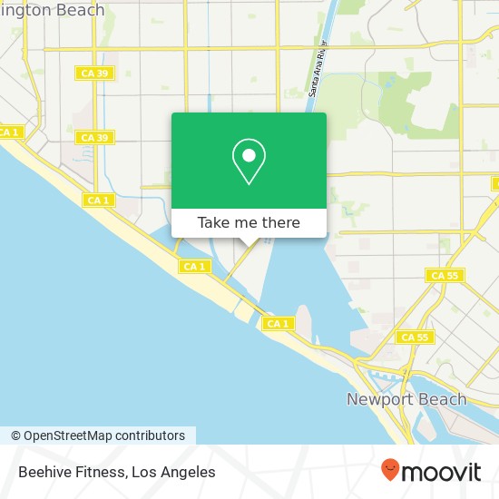 Beehive Fitness map