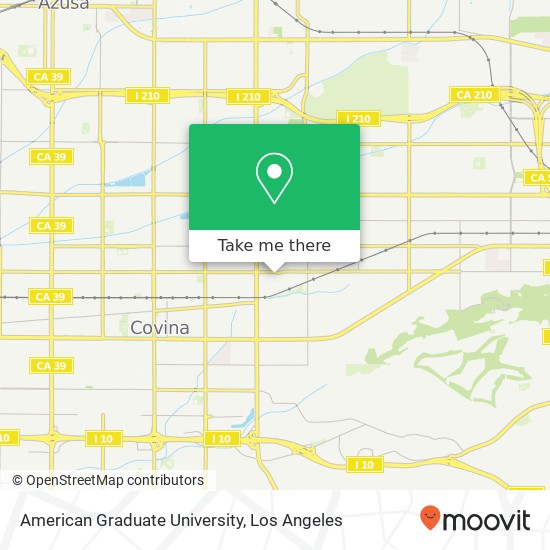 Mapa de American Graduate University