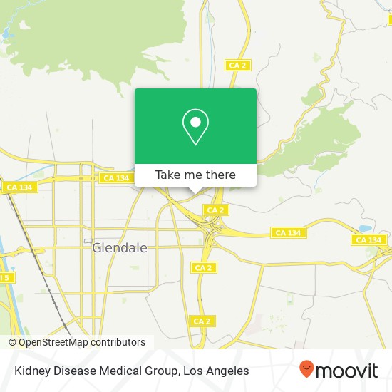 Kidney Disease Medical Group map