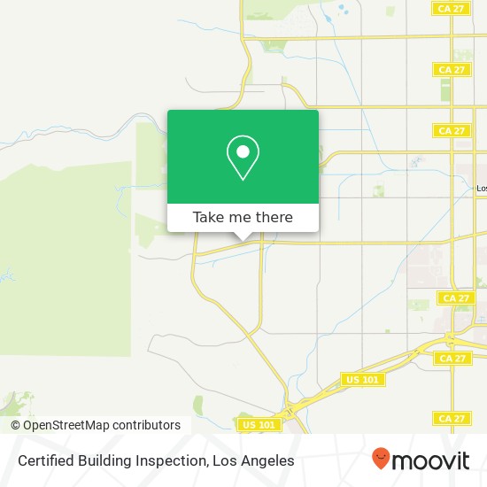 Mapa de Certified Building Inspection