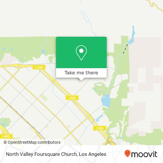 North Valley Foursquare Church map