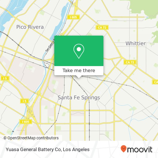 Yuasa General Battery Co map