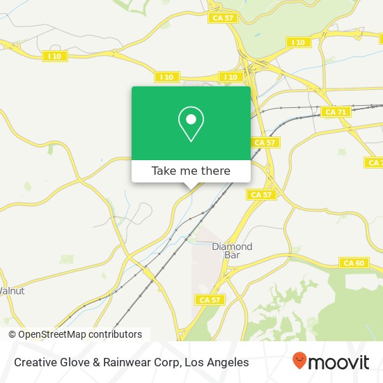 Mapa de Creative Glove & Rainwear Corp