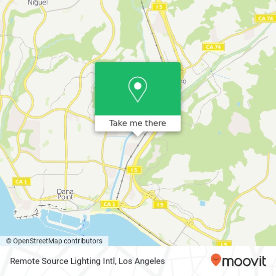 Remote Source Lighting Intl map