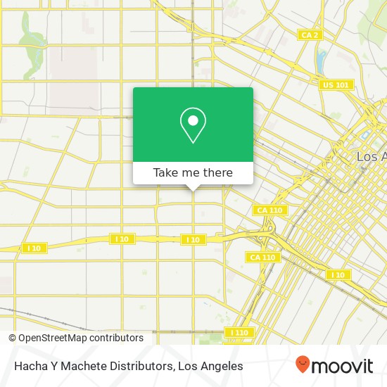 Hacha Y Machete Distributors map
