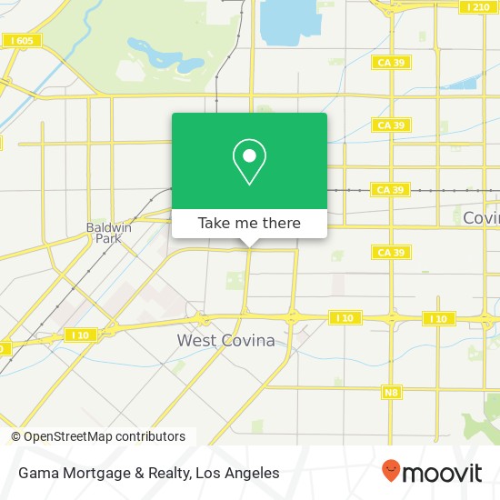 Gama Mortgage & Realty map