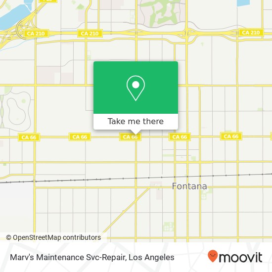 Mapa de Marv's Maintenance Svc-Repair