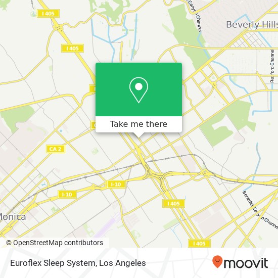 Euroflex Sleep System map