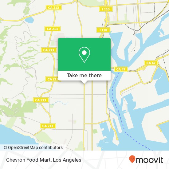 Chevron Food Mart map