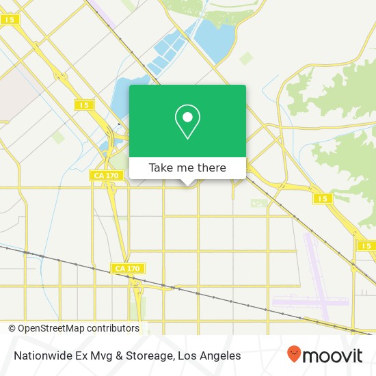 Nationwide Ex Mvg & Storeage map