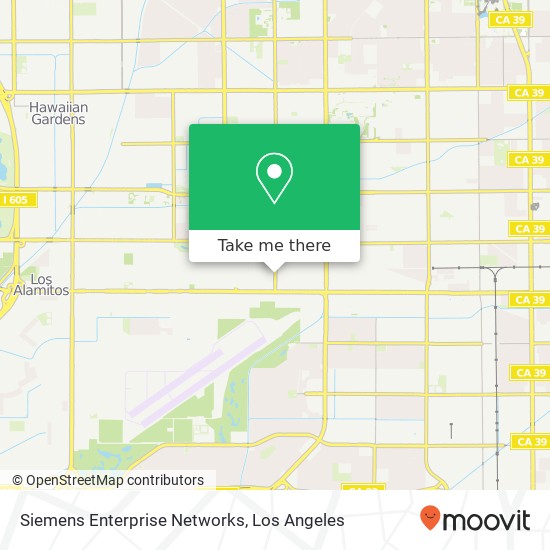 Siemens Enterprise Networks map