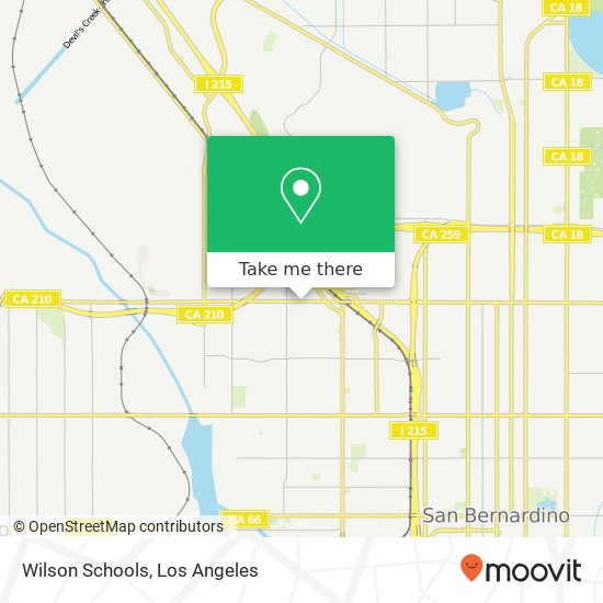 Wilson Schools map