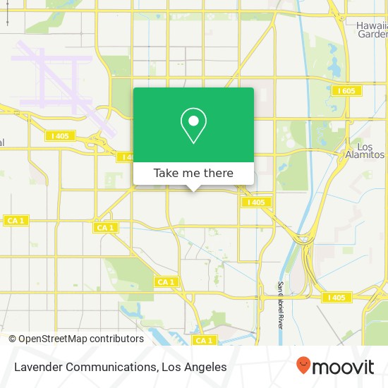 Lavender Communications map