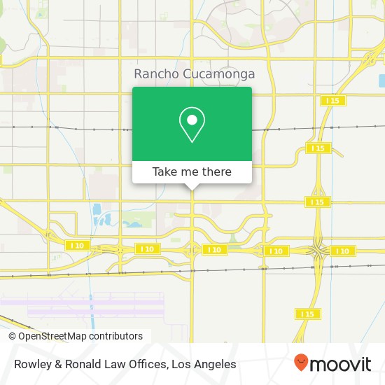 Rowley & Ronald Law Offices map