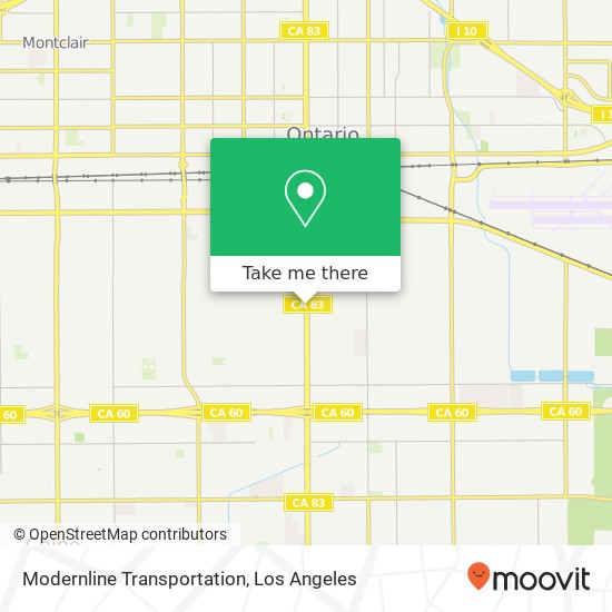 Modernline Transportation map