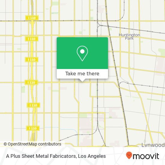 Mapa de A Plus Sheet Metal Fabricators