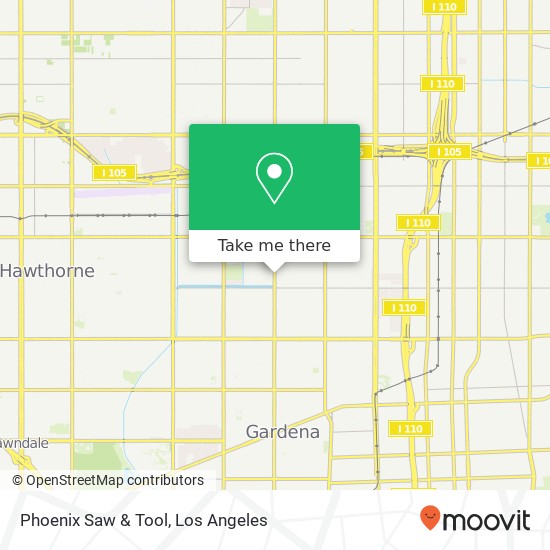 Phoenix Saw & Tool map