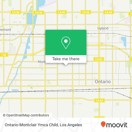 Ontario-Montclair Ymca Child map