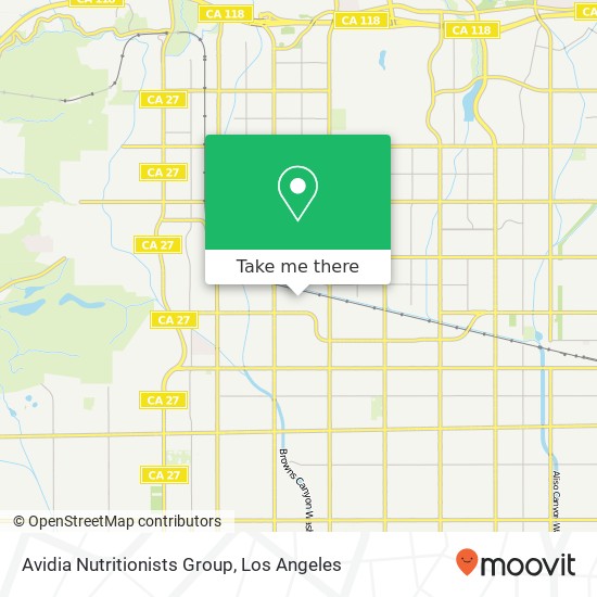 Avidia Nutritionists Group map