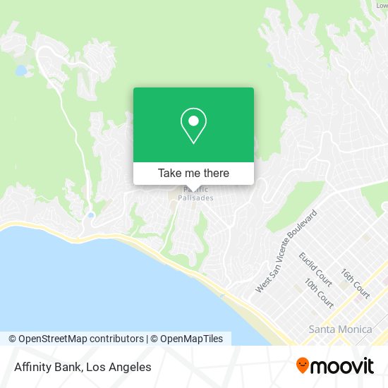Affinity Bank map