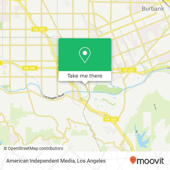 Mapa de American Independent Media