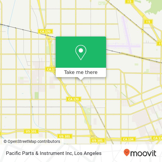 Pacific Parts & Instrument Inc map